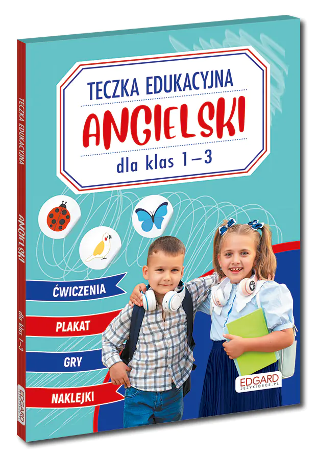 Książka - Angielski. Teczka edukacyjna. Dla klas 1-3