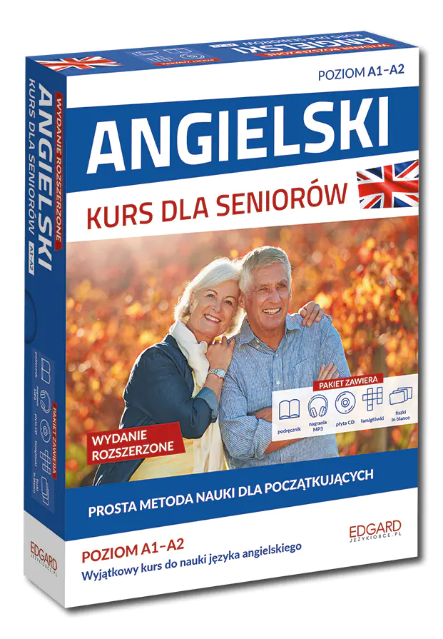 Książka - Angielski. Kurs dla seniorów. Poziom A1-A2