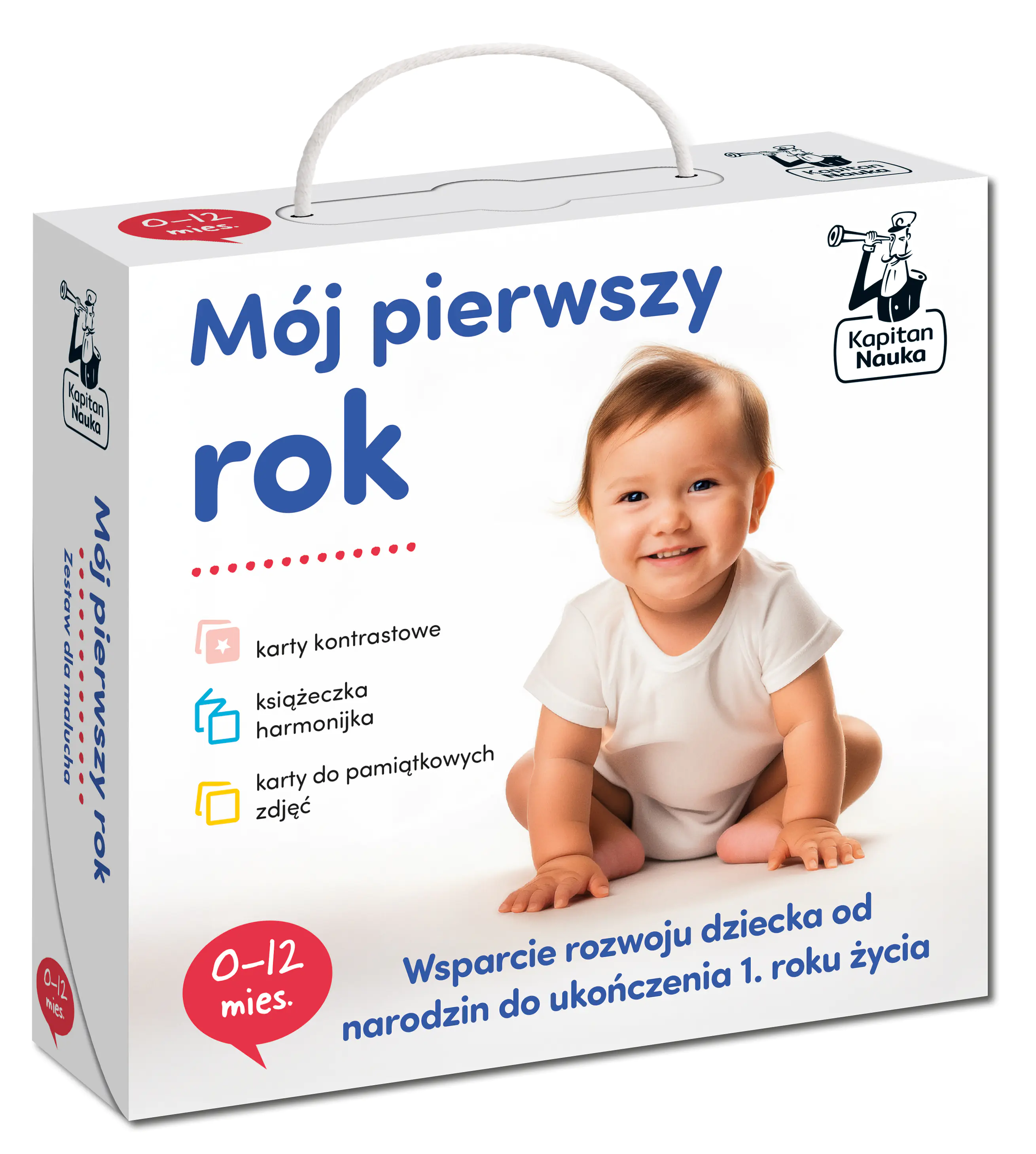 Książka - Mój pierwszy rok. Zestaw dla malucha 0-12 miesięcy. Kapitan Nauka