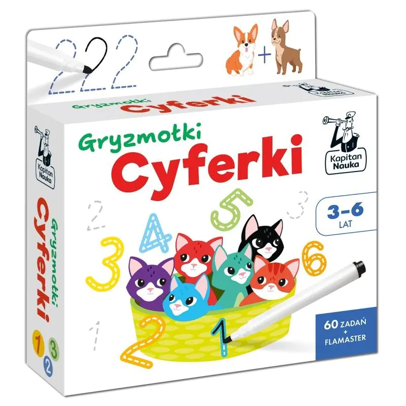 Książka - Gryzmołki. Cyferki. Kapitan Nauka