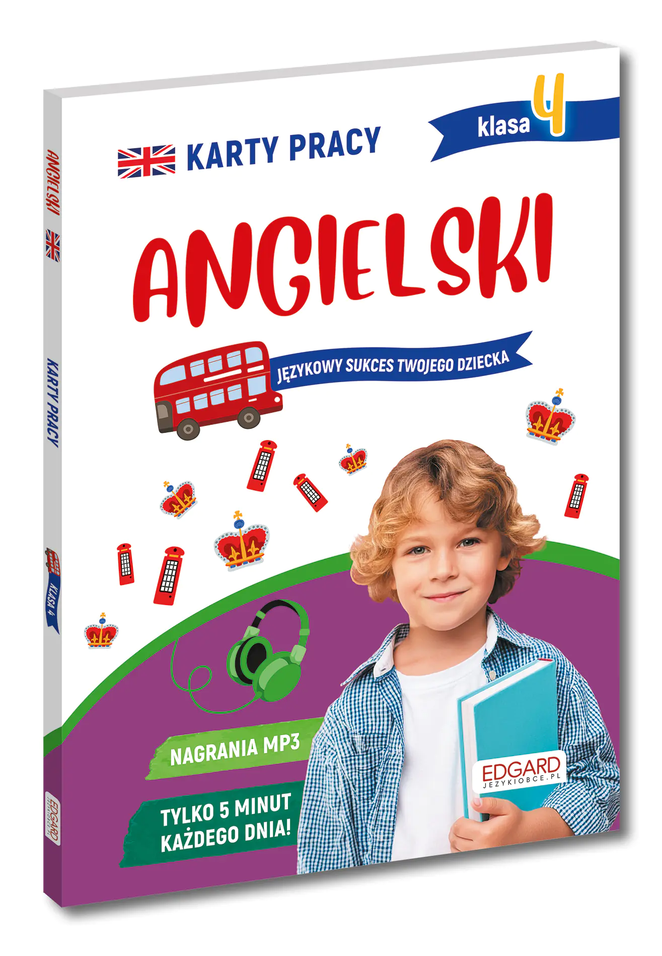 Książka - Angielski. Karty pracy. Klasa 4
