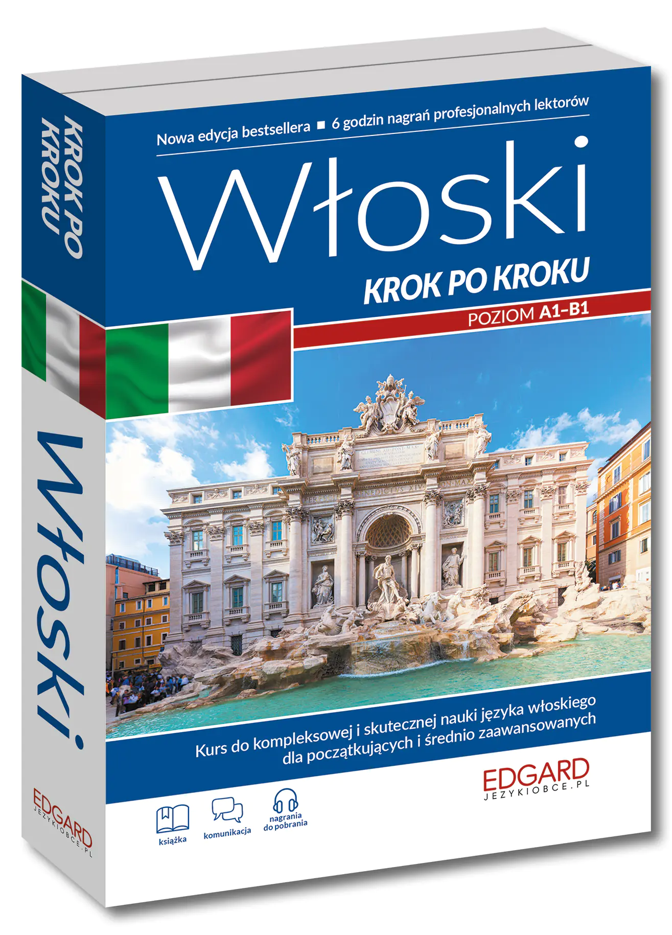 Książka - Włoski. Krok po kroku Poziom A1-B1