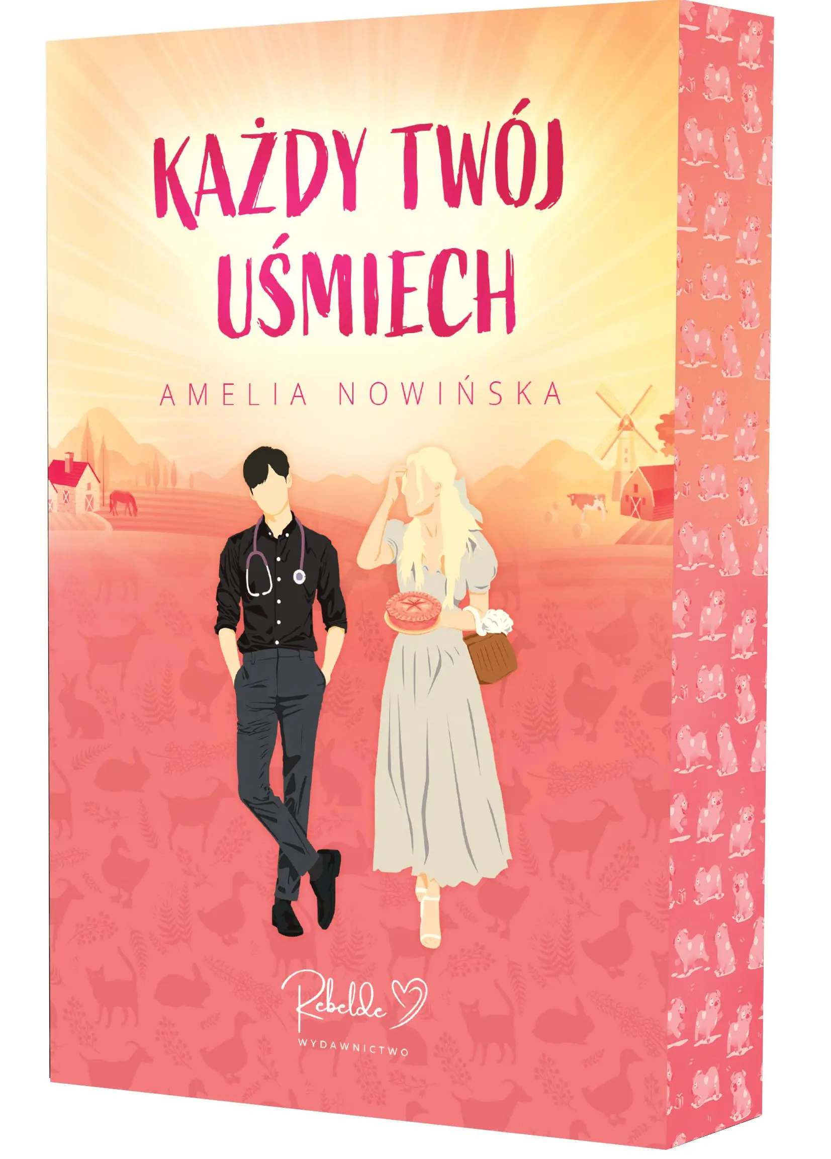 Książka - Każdy twój uśmiech (barwione brzegi)