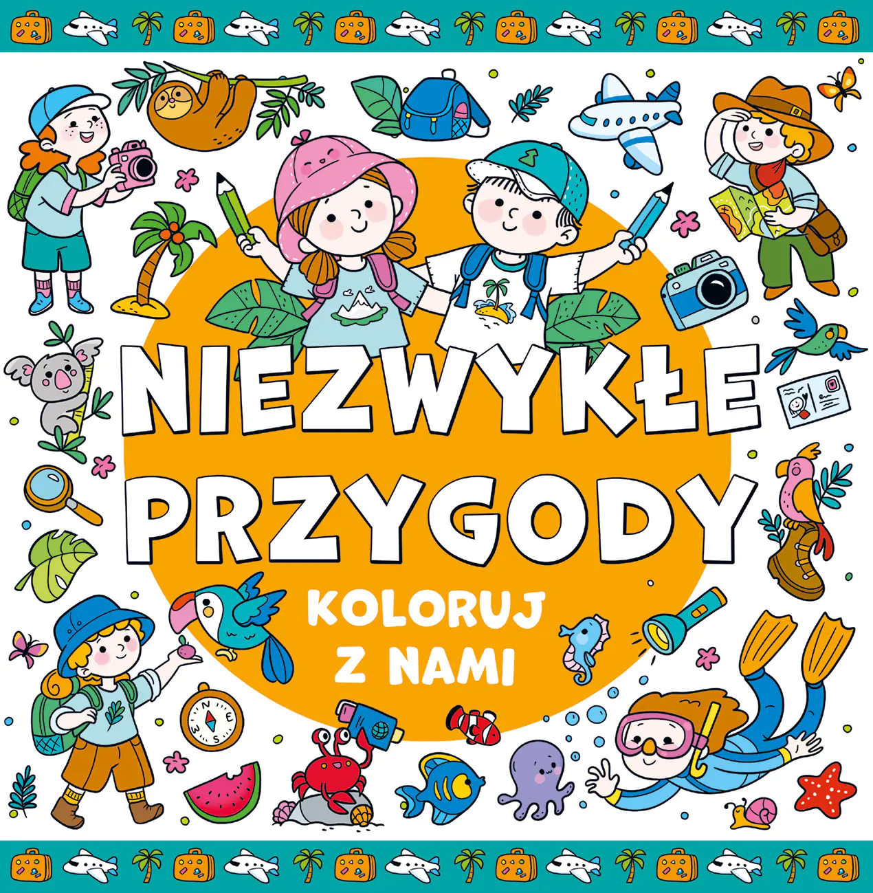 Książka - Niezwykłe przygody. Koloruj z nami!