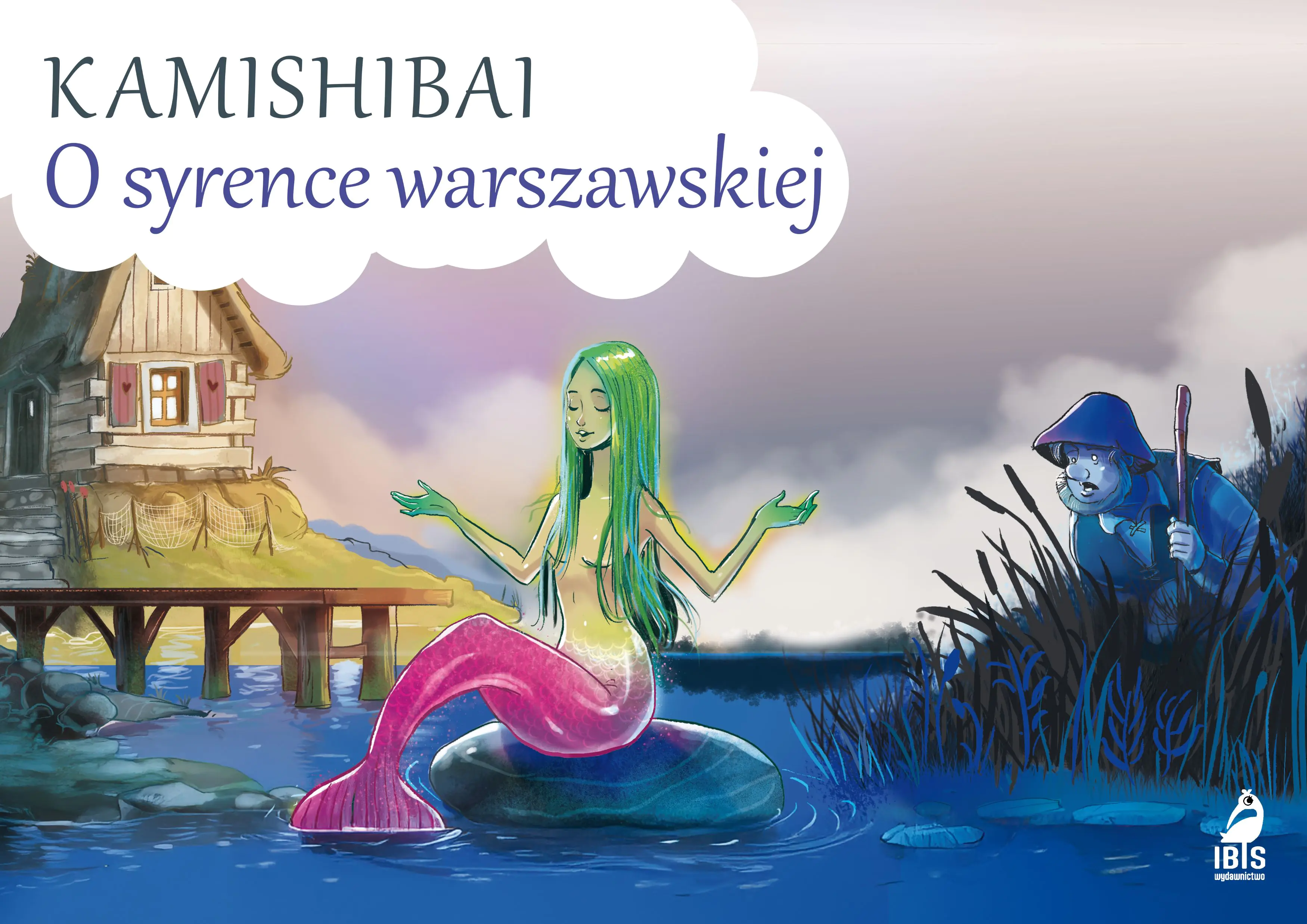 Książka - O syrence warszawskiej. Kamishibai