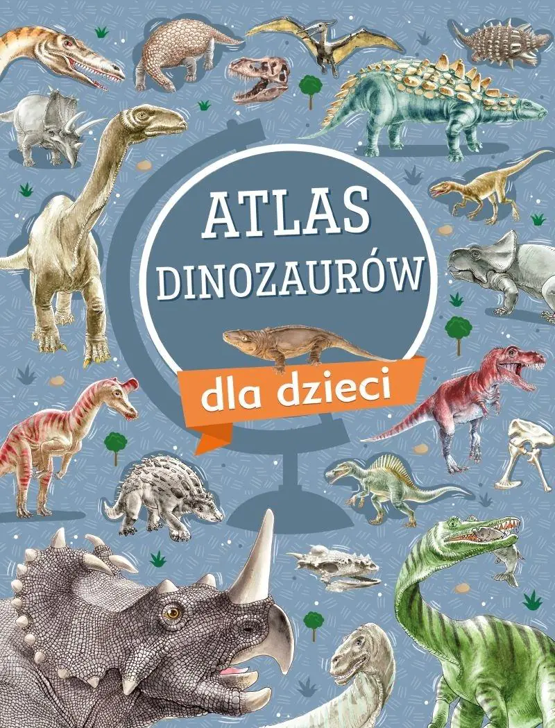 Książka - Atlas dinozaurów dla dzieci
