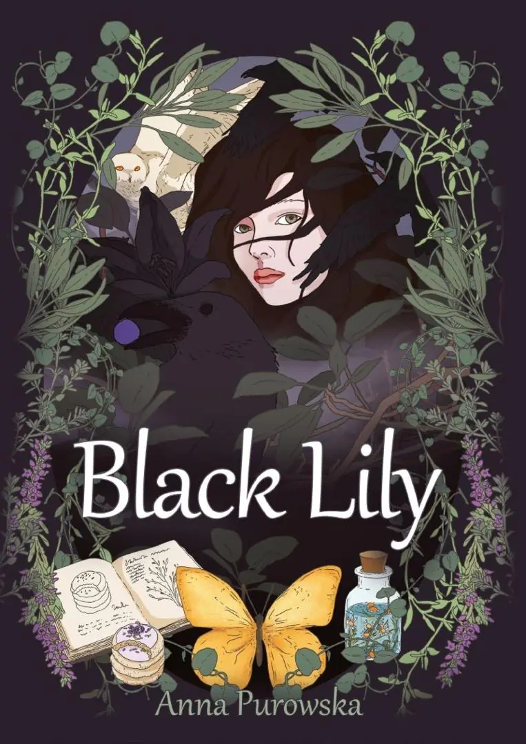 Książka - Black Lily (barwione brzegi)