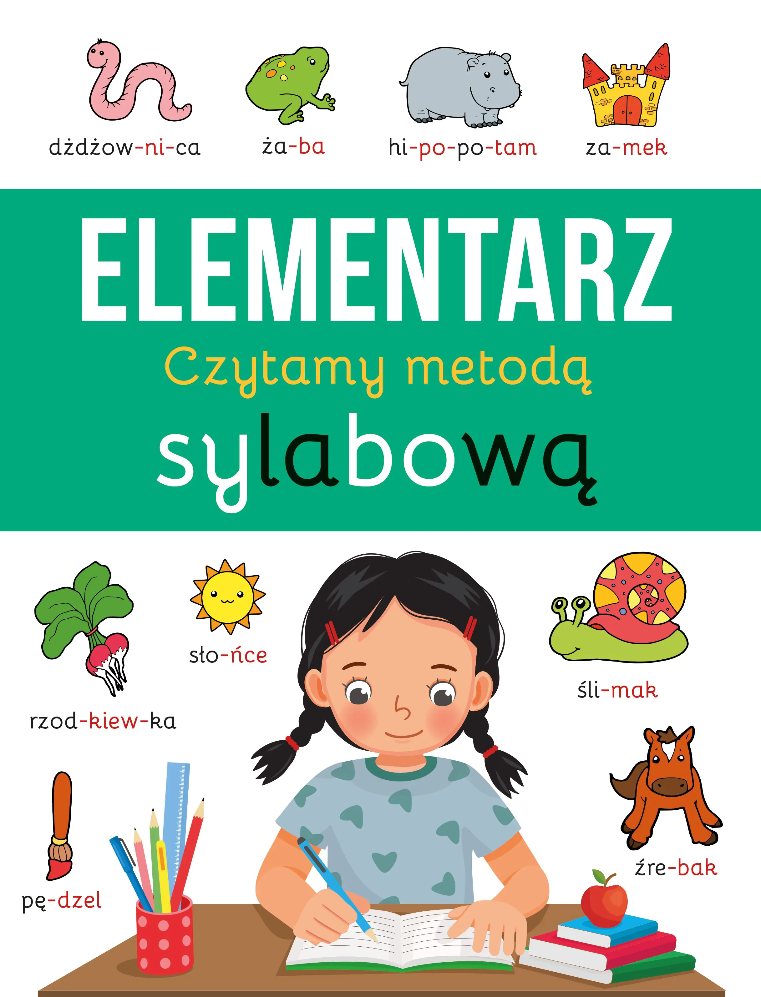 Książka - Elementarz. Czytamy metodą sylabową