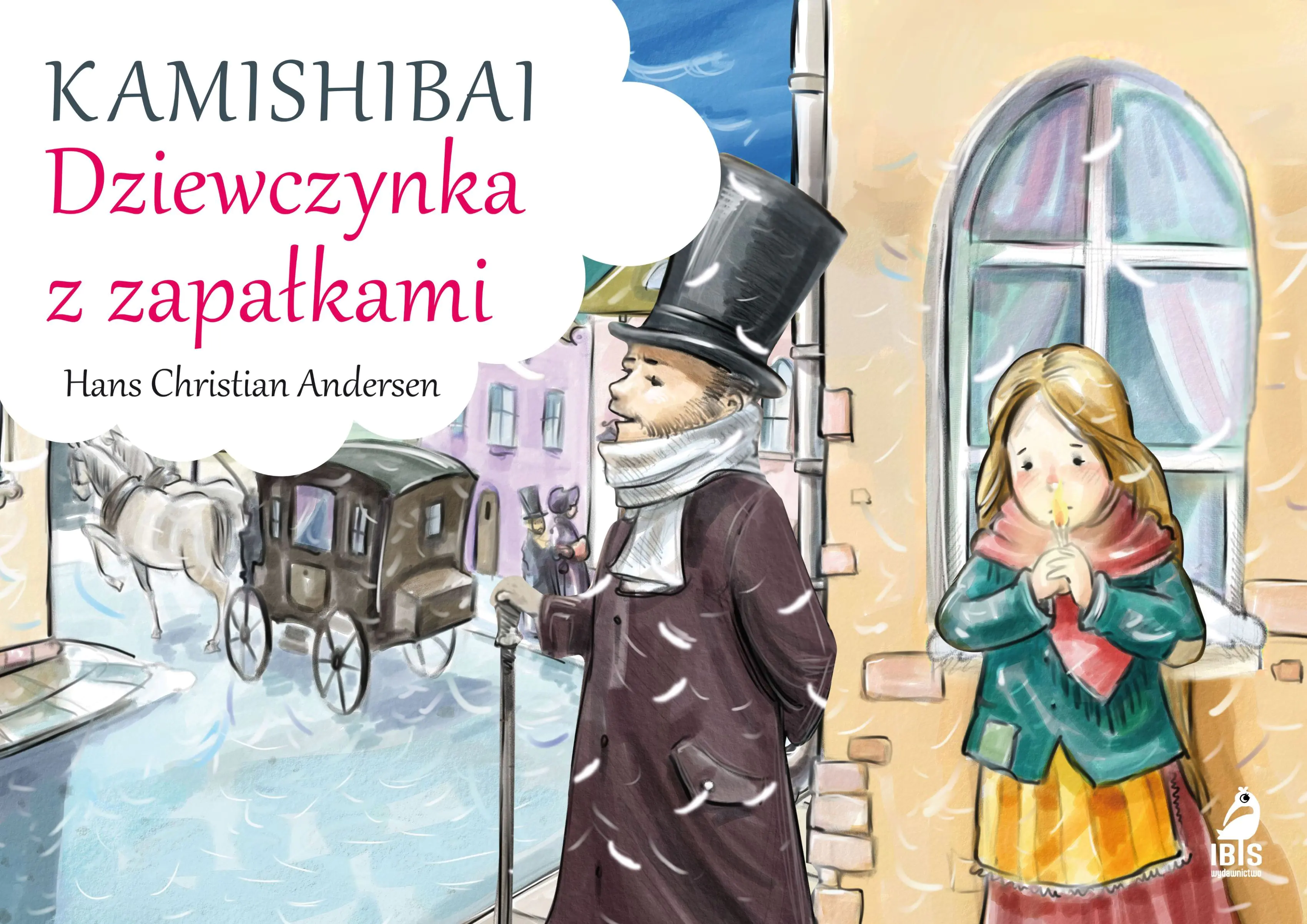 Książka - Dziewczynka z zapałkami. Kamishibai