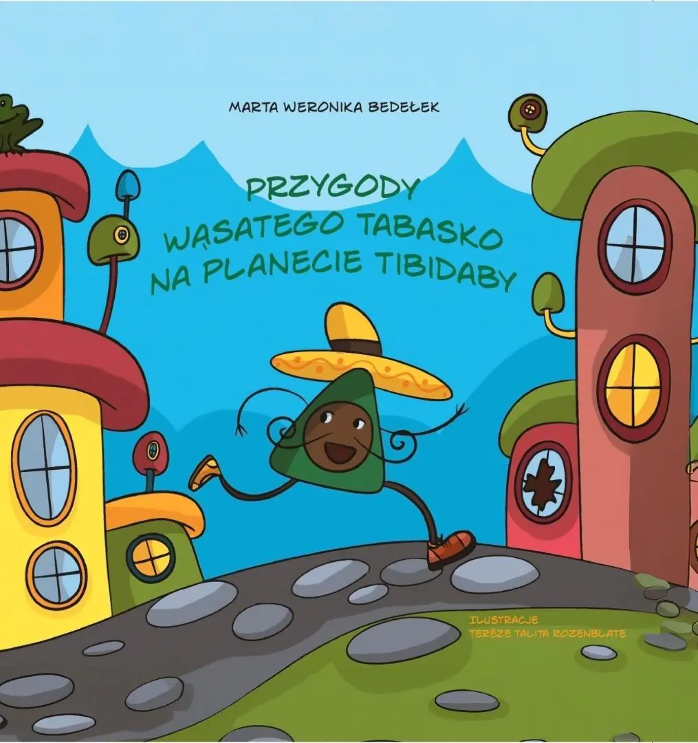 Książka - Przygody Wąsatego Tabasko na planecie Tibidaby