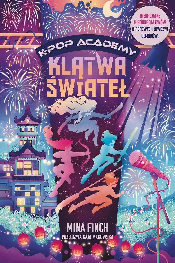 Książka - Klątwa świateł. K-Pop Academy. Tom 2