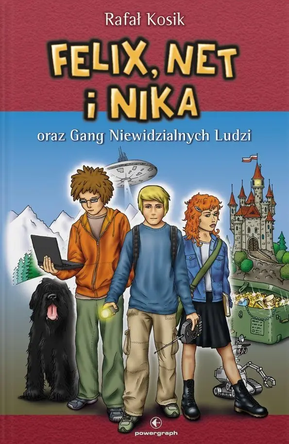 Książka - Felix, Net i Nika oraz Gang Niewidzialnych Ludzi. Tom 1
