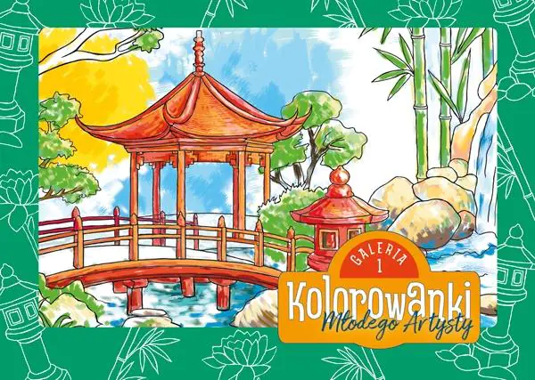 Książka - Kolorowanki Młodego Artysty. Galeria 1