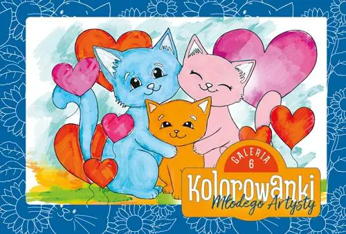 Książka - Kolorowanki Młodego Artysty. Galeria 6
