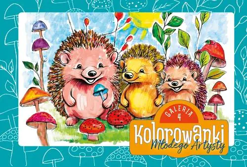 Książka - Kolorowanki Młodego Artysty. Galeria 4