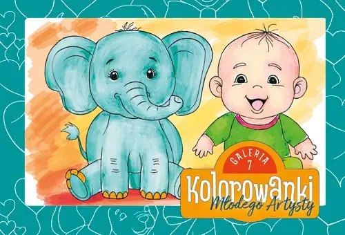 Książka - Kolorowanki Młodego Artysty. Galeria 7