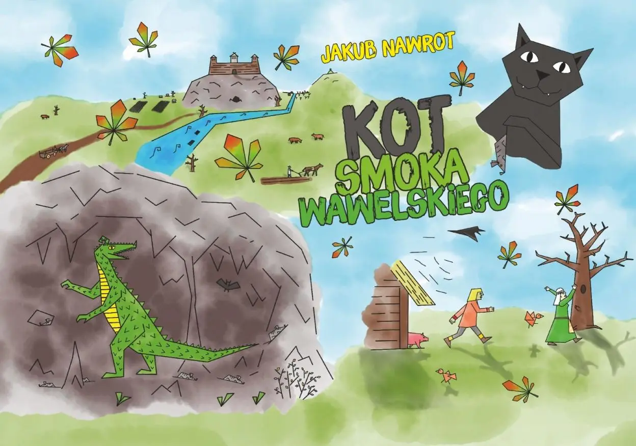 Książka - Kot Smoka Wawelskiego