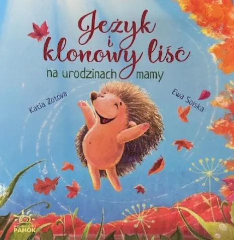 Książka - Jeżyk i klonowy liść na urodzinach mamy