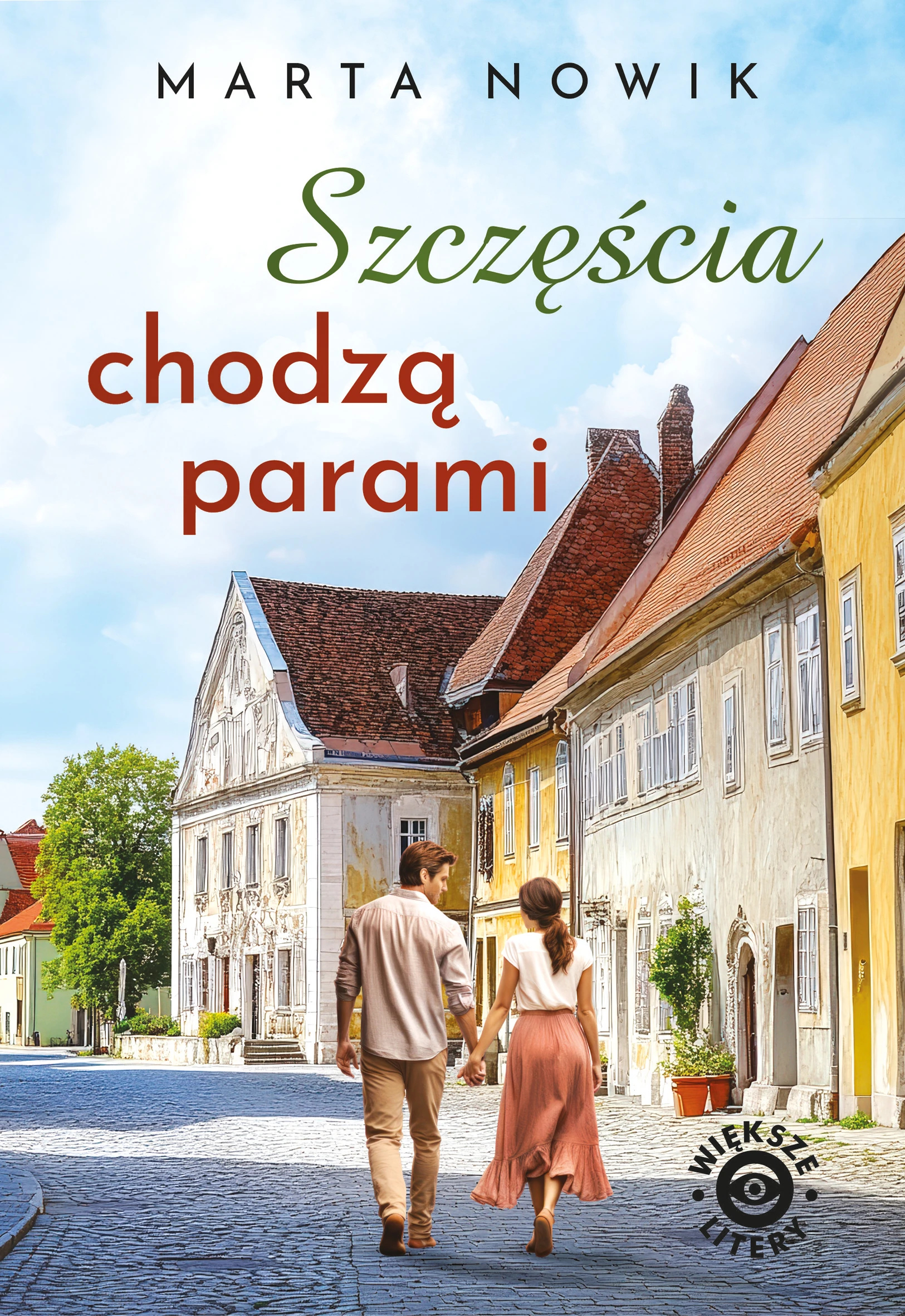 Książka - Szczęścia chodzą parami (wielkie litery)