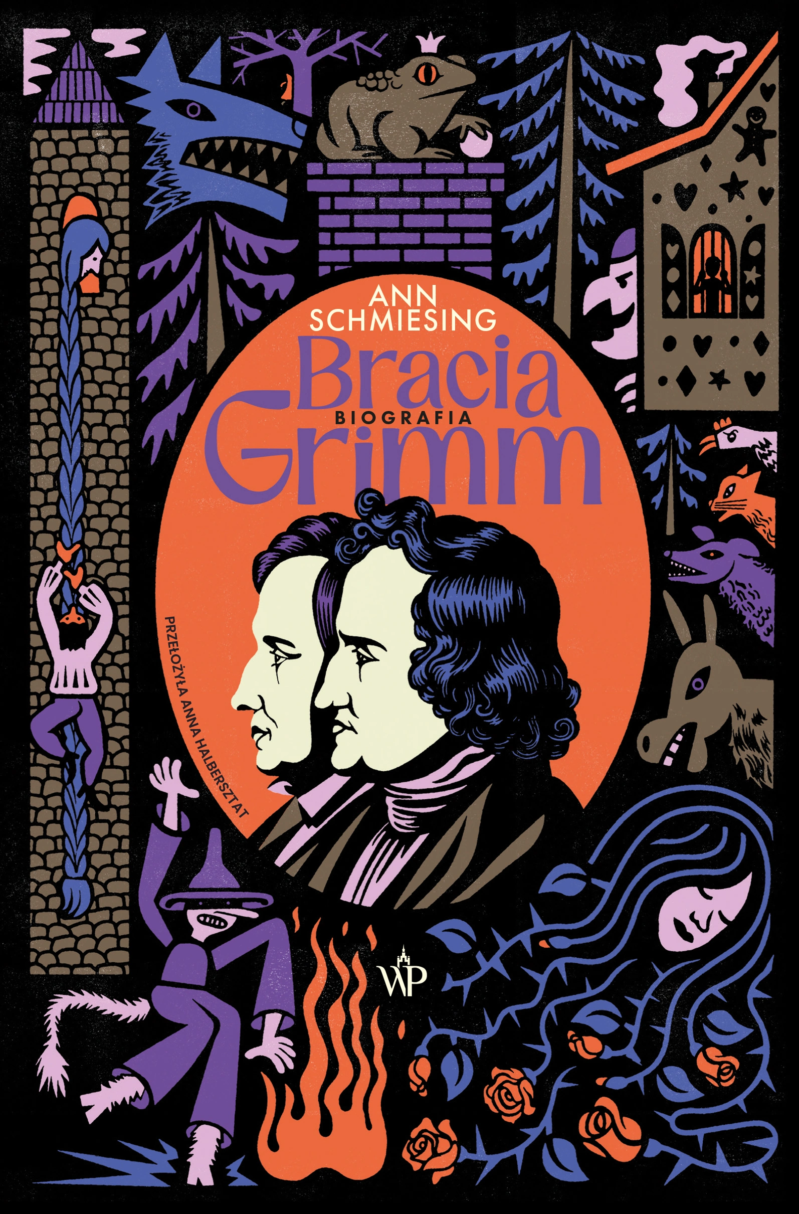 Książka - Bracia Grimm. Biografia (barwione brzegi)