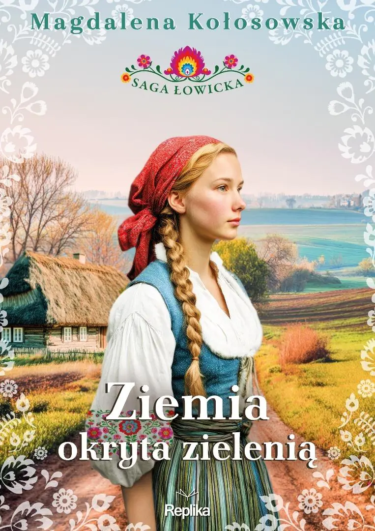 Książka - Ziemia okryta zielenią. Saga łowicka. Tom 1