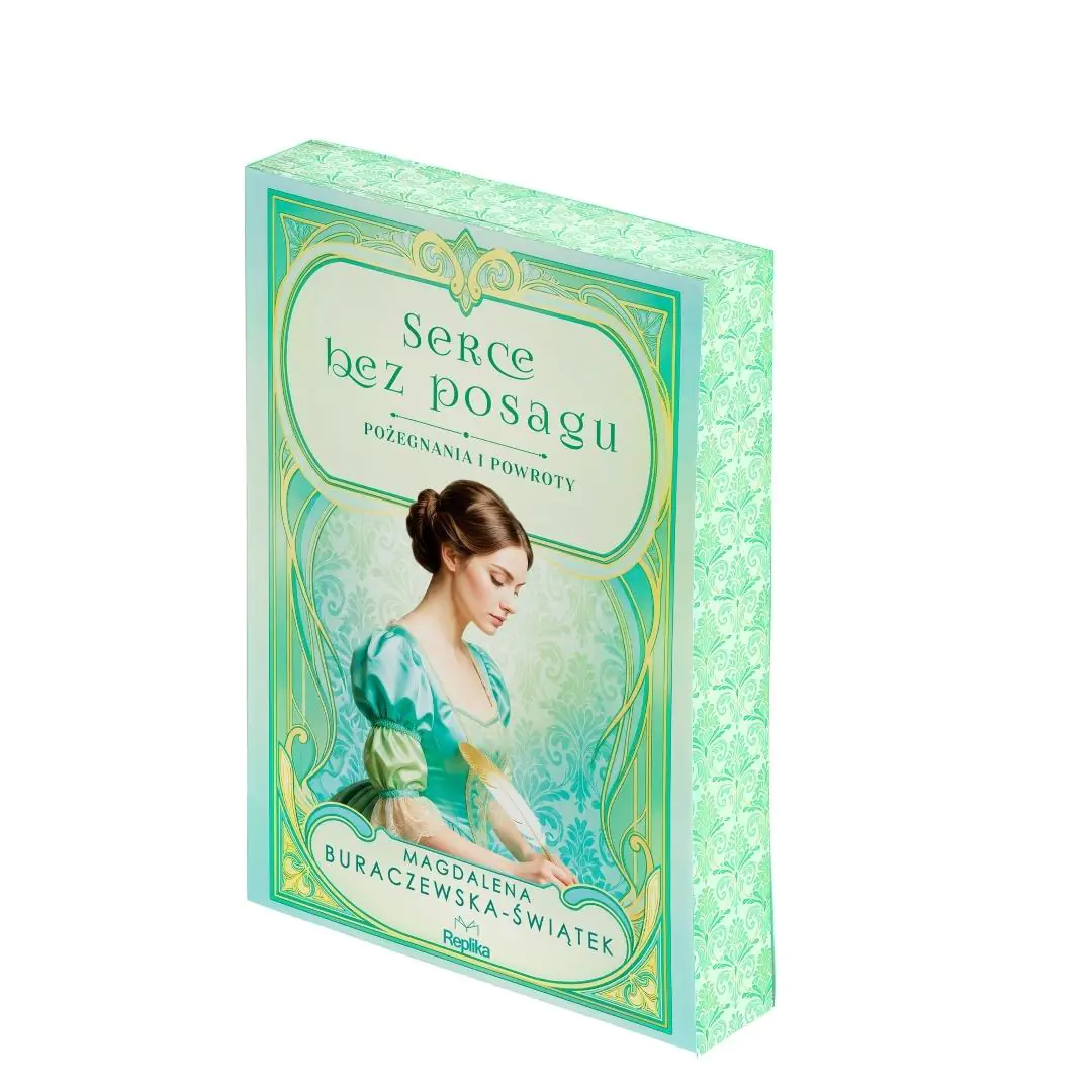 Książka - Serce bez posagu. Pożegnania i powroty. Tom 1 (barwione brzegi)