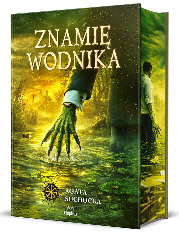 Książka - Znamię wodnika (barwione brzegi)