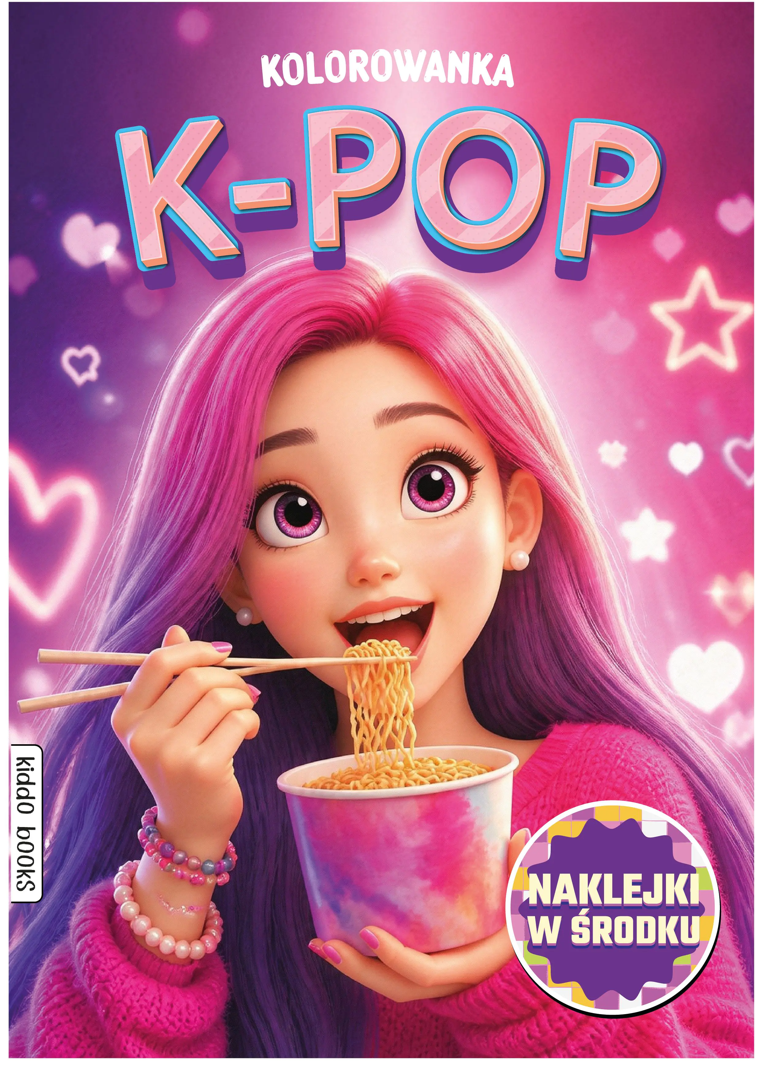 Książka - Kolorowanka K-POP 2