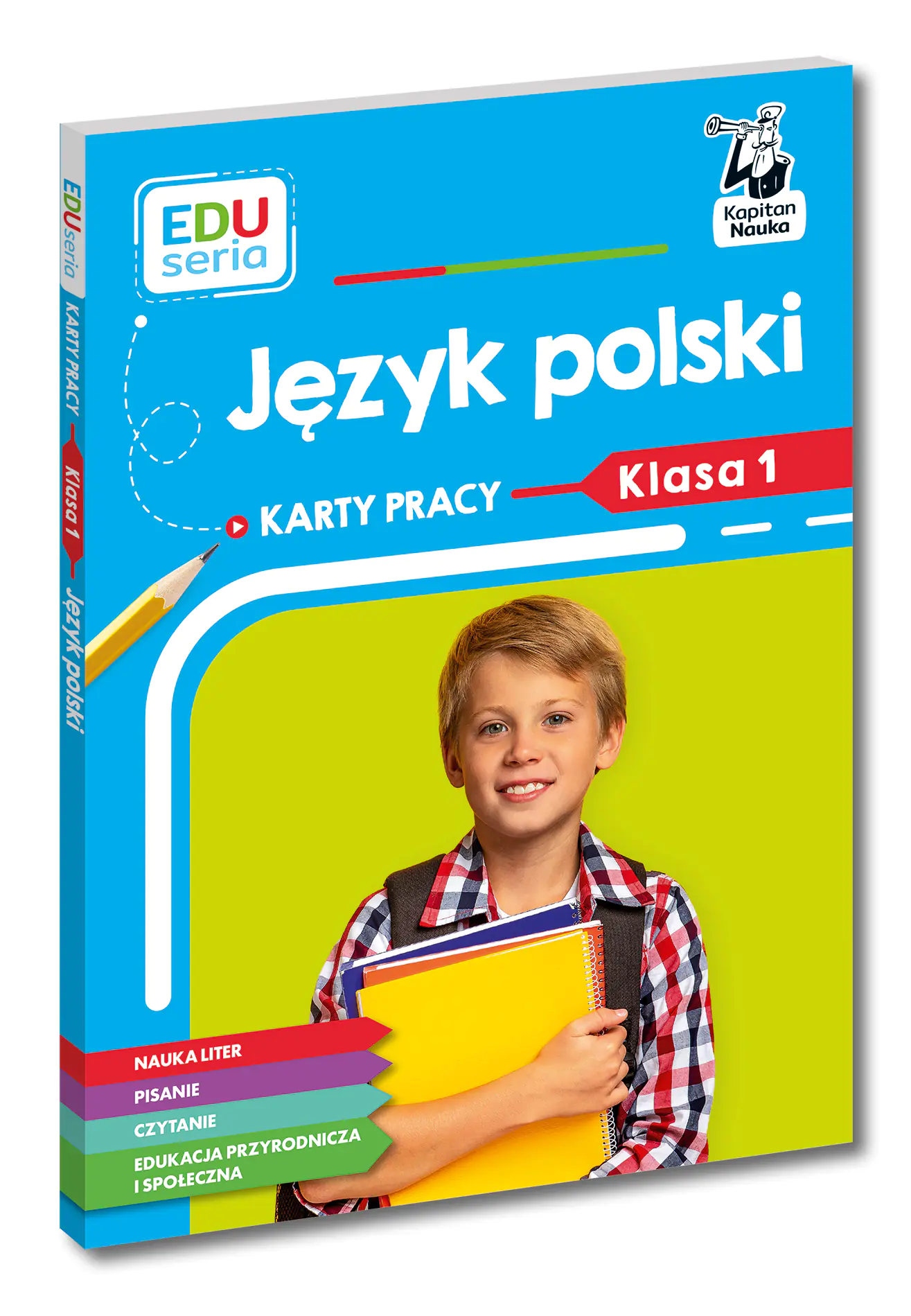 Książka - Język polski. Karty pracy. Klasa 1. Kapitan Nauka. EDUseria
