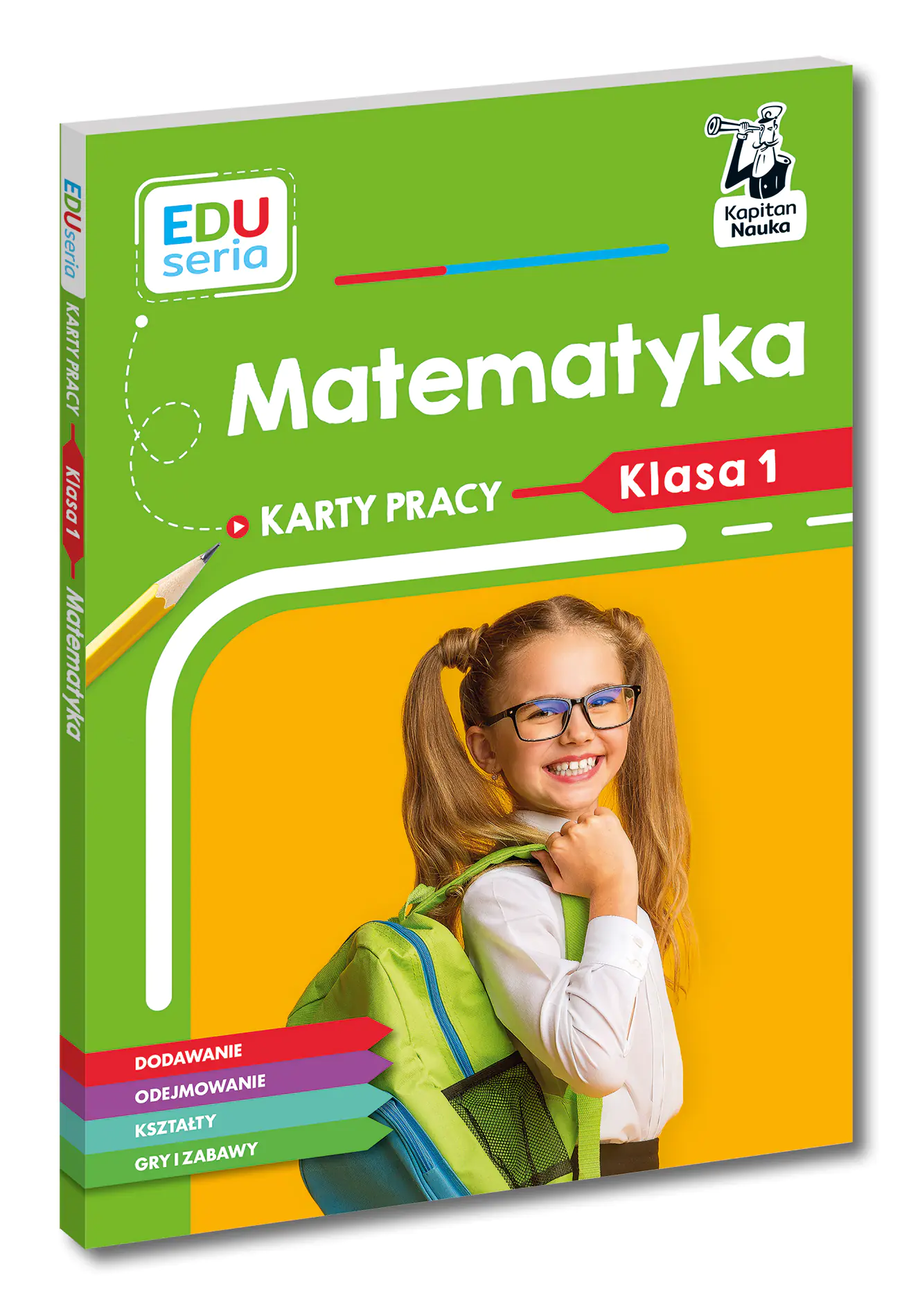 Książka - Matematyka. Karty pracy. Klasa 1. Kapitan Nauka. EDUseria