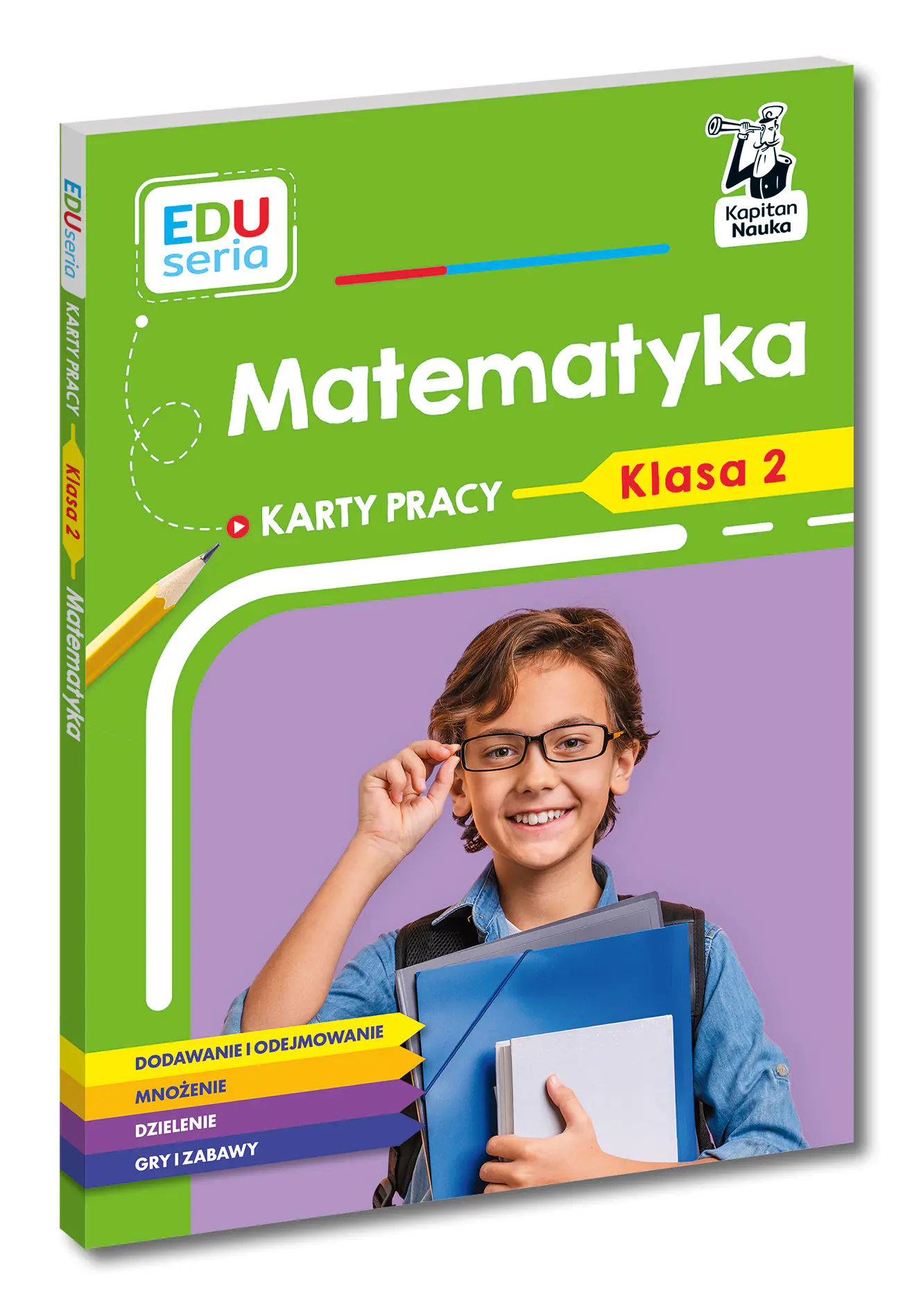 Książka - Matematyka. Karty pracy. Klasa 2. Kapitan Nauka. EDUseria
