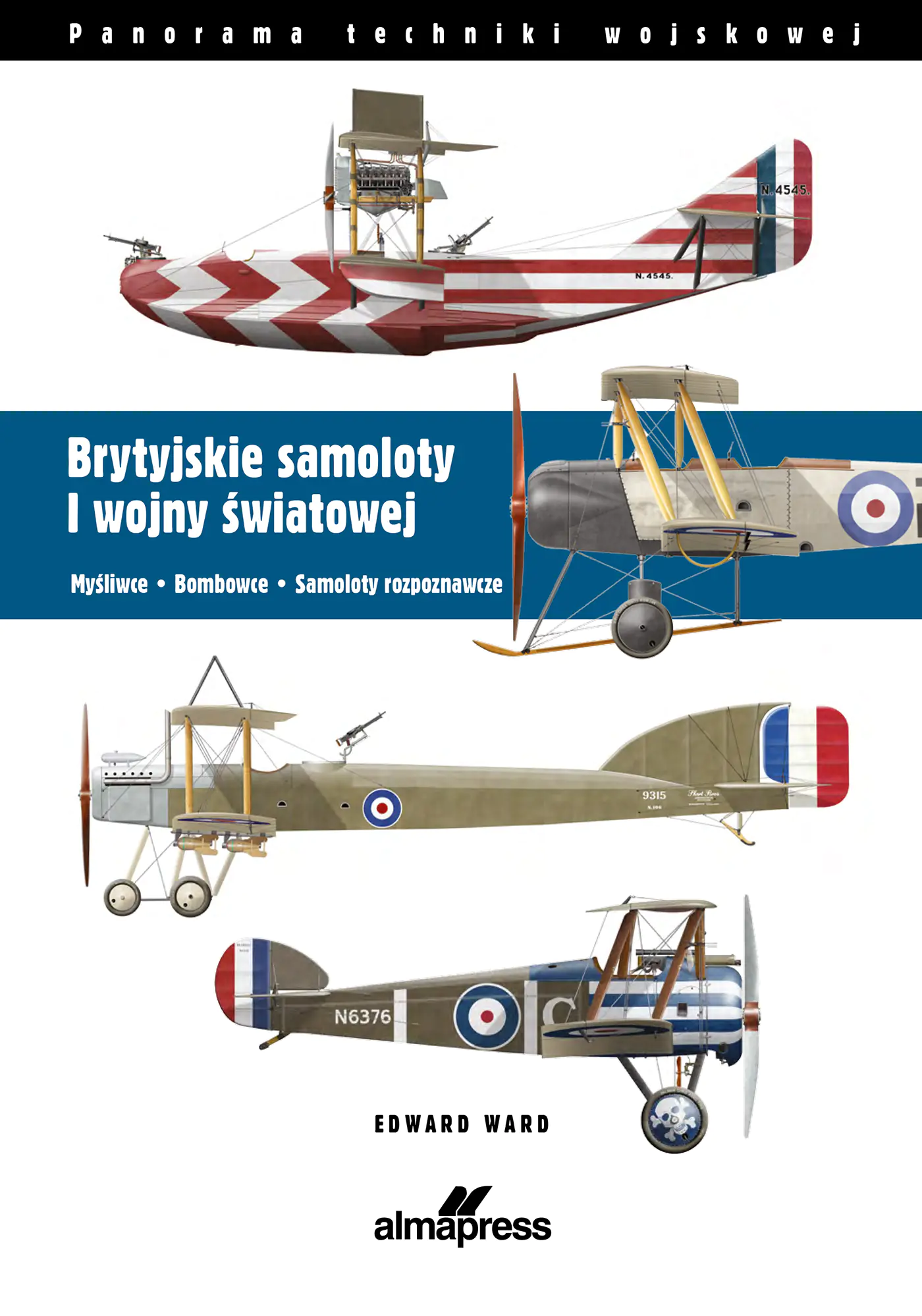 Książka - Brytyjskie samoloty I wojny światowej