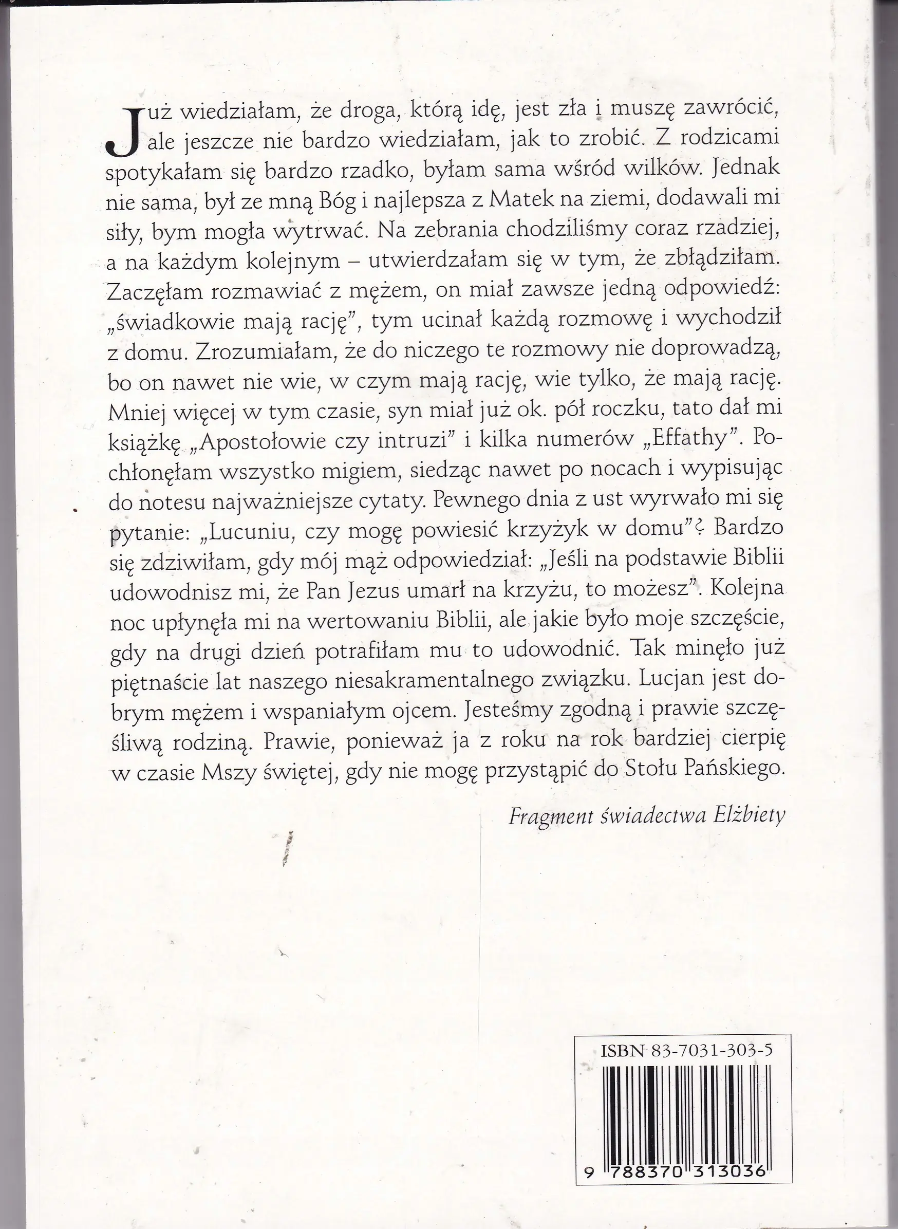 Książka - Wreszcie, synu, wróciłeś... tak czekałem! Świadectwa powrotów do Kościoła