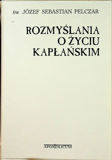 Książka - Rozmyślania o życiu kapłańskim