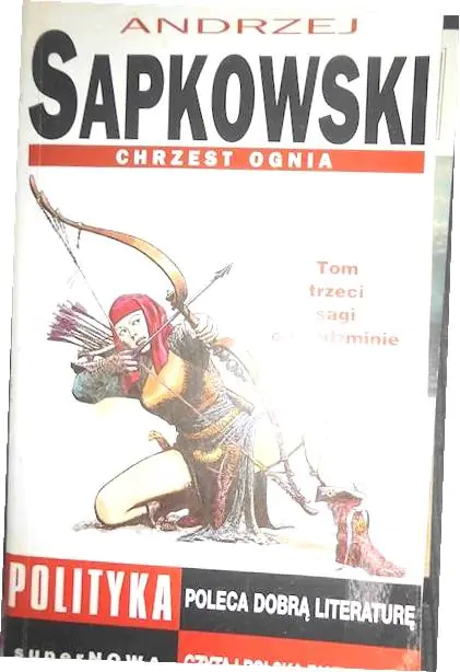 Książka - Chrzest ognia tom 5 sagi o wiedźminie
