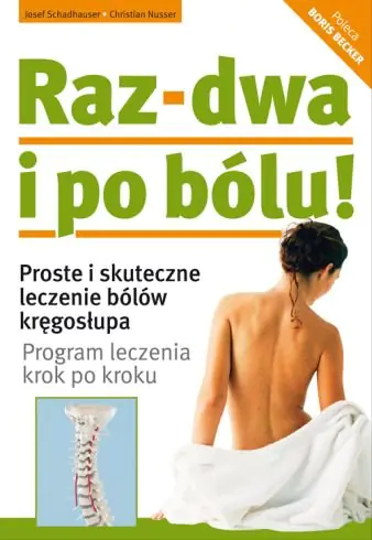 Książka - Raz-dwa i po bólu. Proste i skuteczne leczenie bólów kręgosłupa