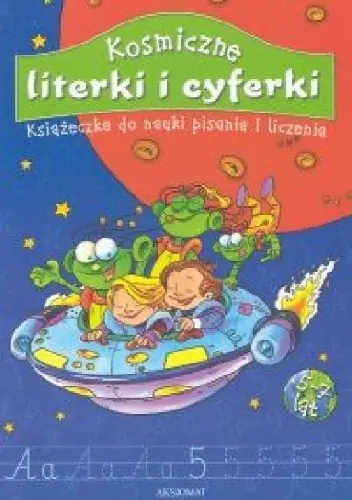 Książka - Kosmiczne literki i cyferki
