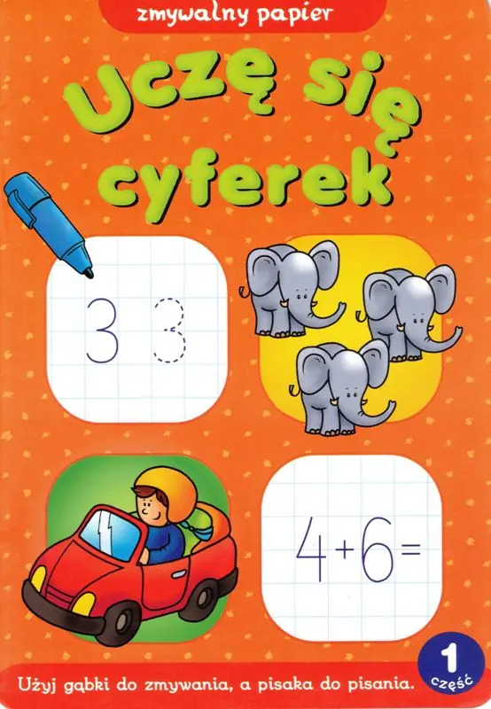 Książka - Uczę się cyferek. Część 1
