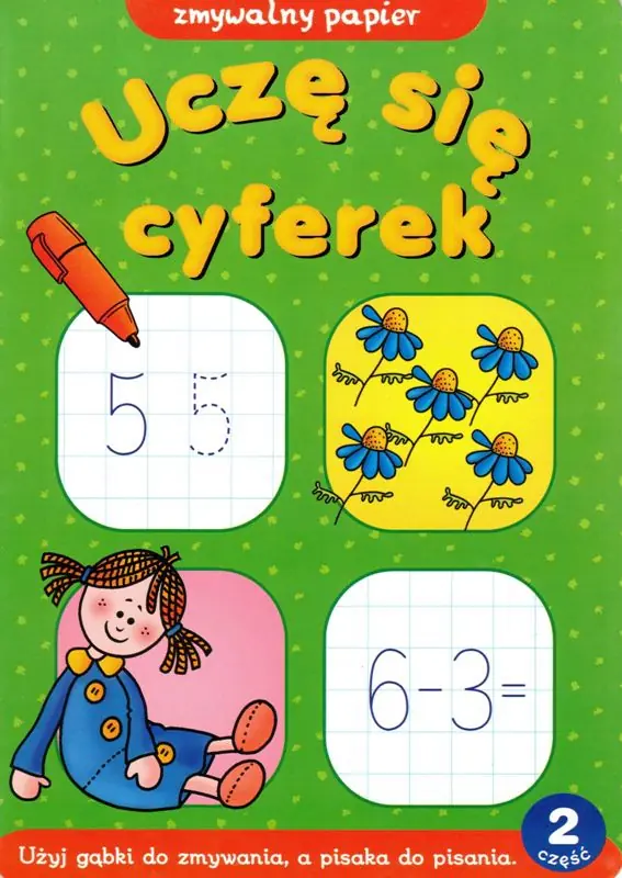 Książka - Uczę się cyferek. Część 2