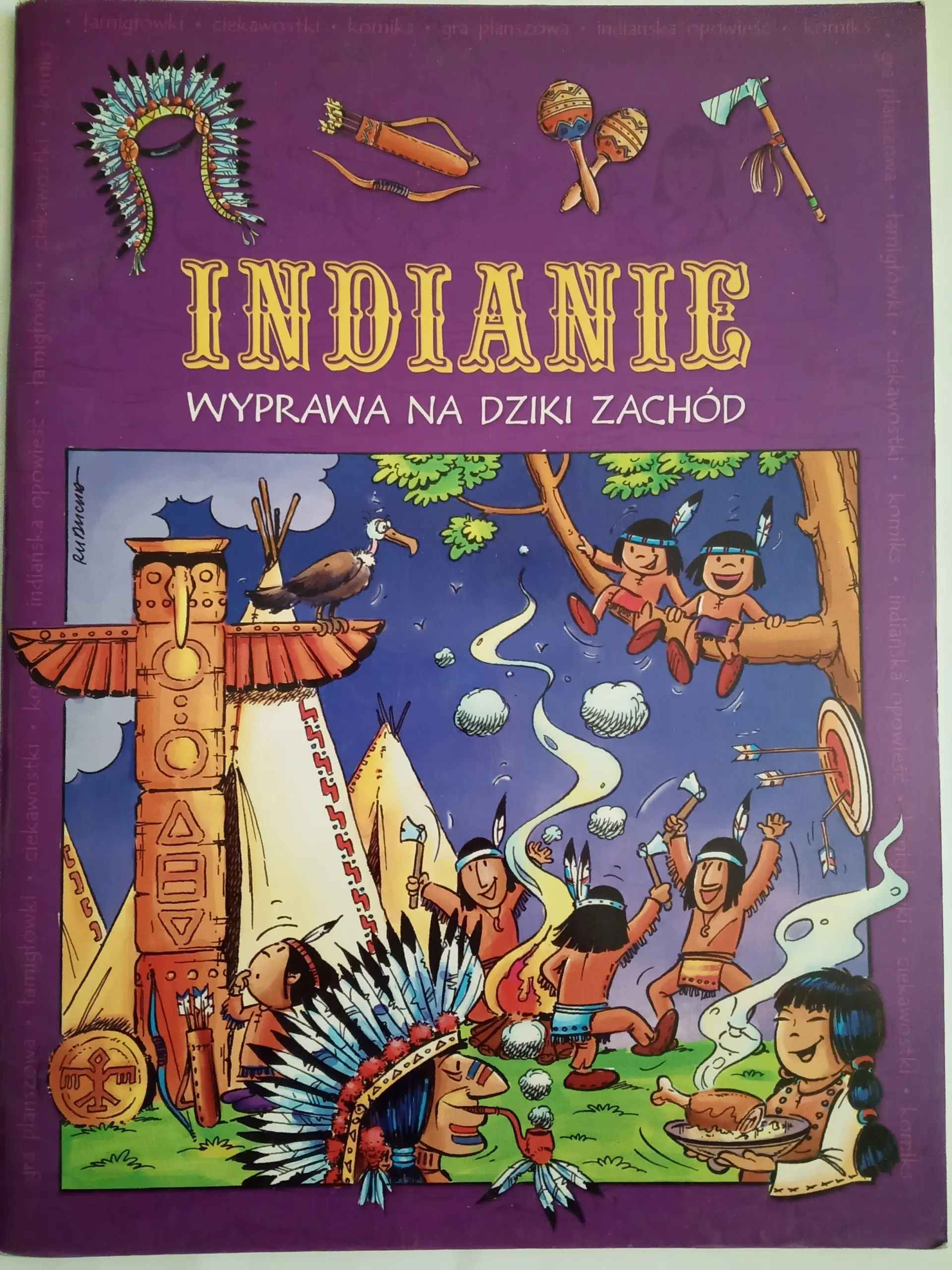 Książka - Indianie - wyprawa na dziki zachód  Aksjomat