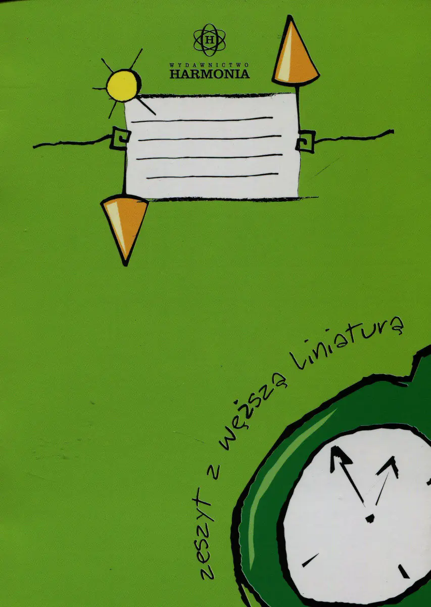 Książka - Zeszyt z węższą liniaturą