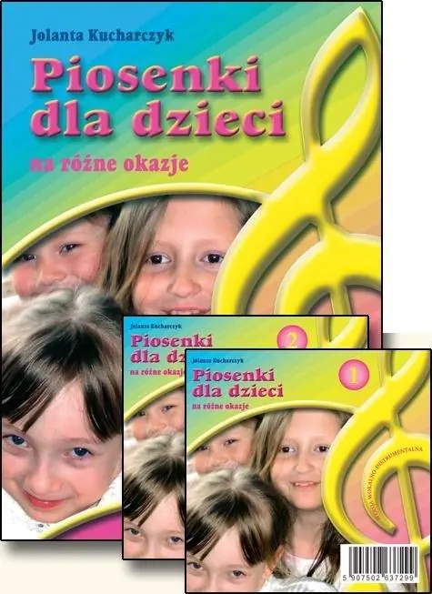 Książka - Piosenki dla dzieci... ksiażka + CD (kpmplet)