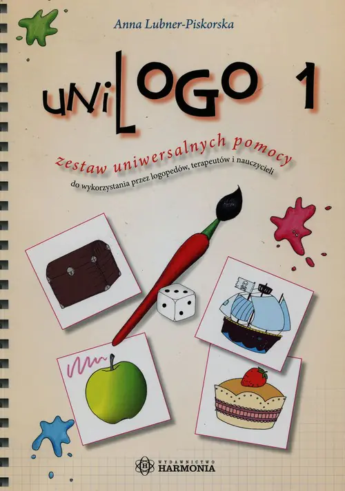 Książka - Unilogo 1 Przewodnik Zestaw Uniwersalnych Pomocy do Wykorzystania Przez Logopedów, Terapeutów i Nauczycieli