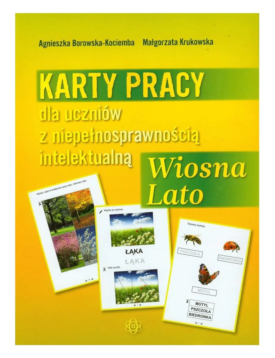 Książka - Karty pracy. Wiosna, lato, dla uczniów z niepełnosprawnością intelektualną