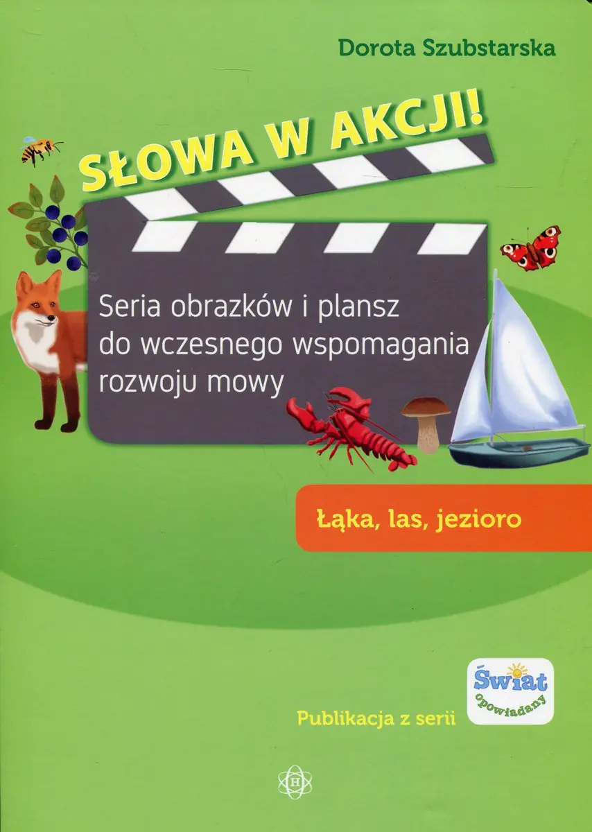 Książka - Słowa w akcji. Łąka, las, jezioro