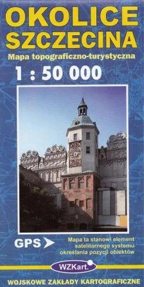 Książka - Okolice Szczecina mapa 1:50 000