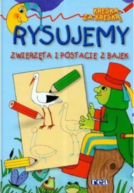 Książka - Rysujemy zwierzęta i postacie z bajek