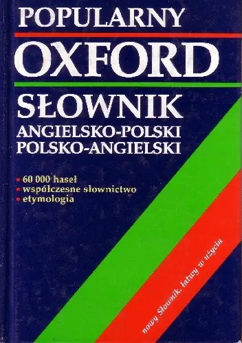 Książka - Popularny słownik angielsko-polski, polsko-angielski Oxford