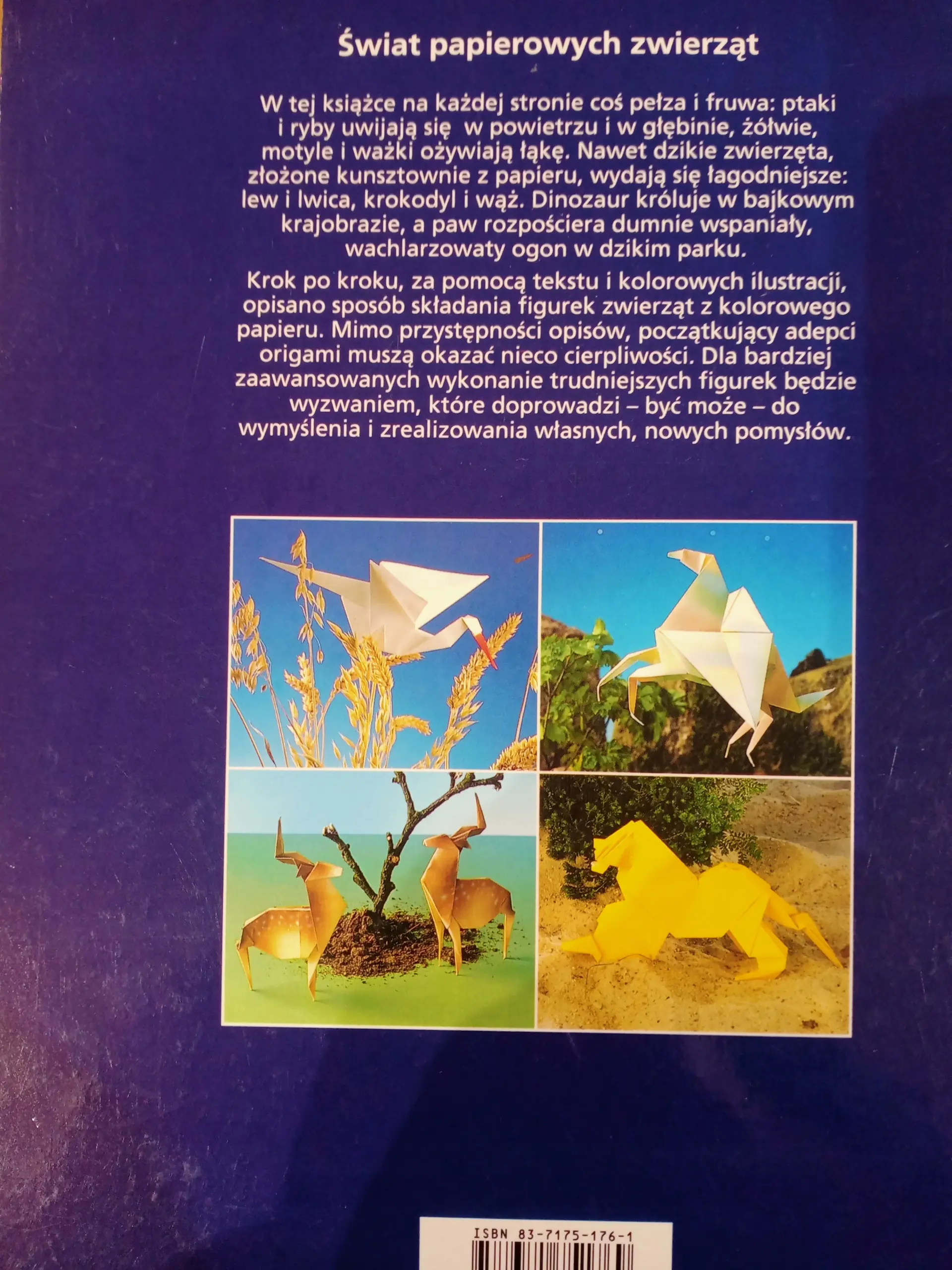 Książka - Origami. Papierowe zwierzęta