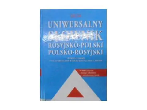 Książka - Uniwersalny słownik rosyjsko-polski polsko-rosyjski